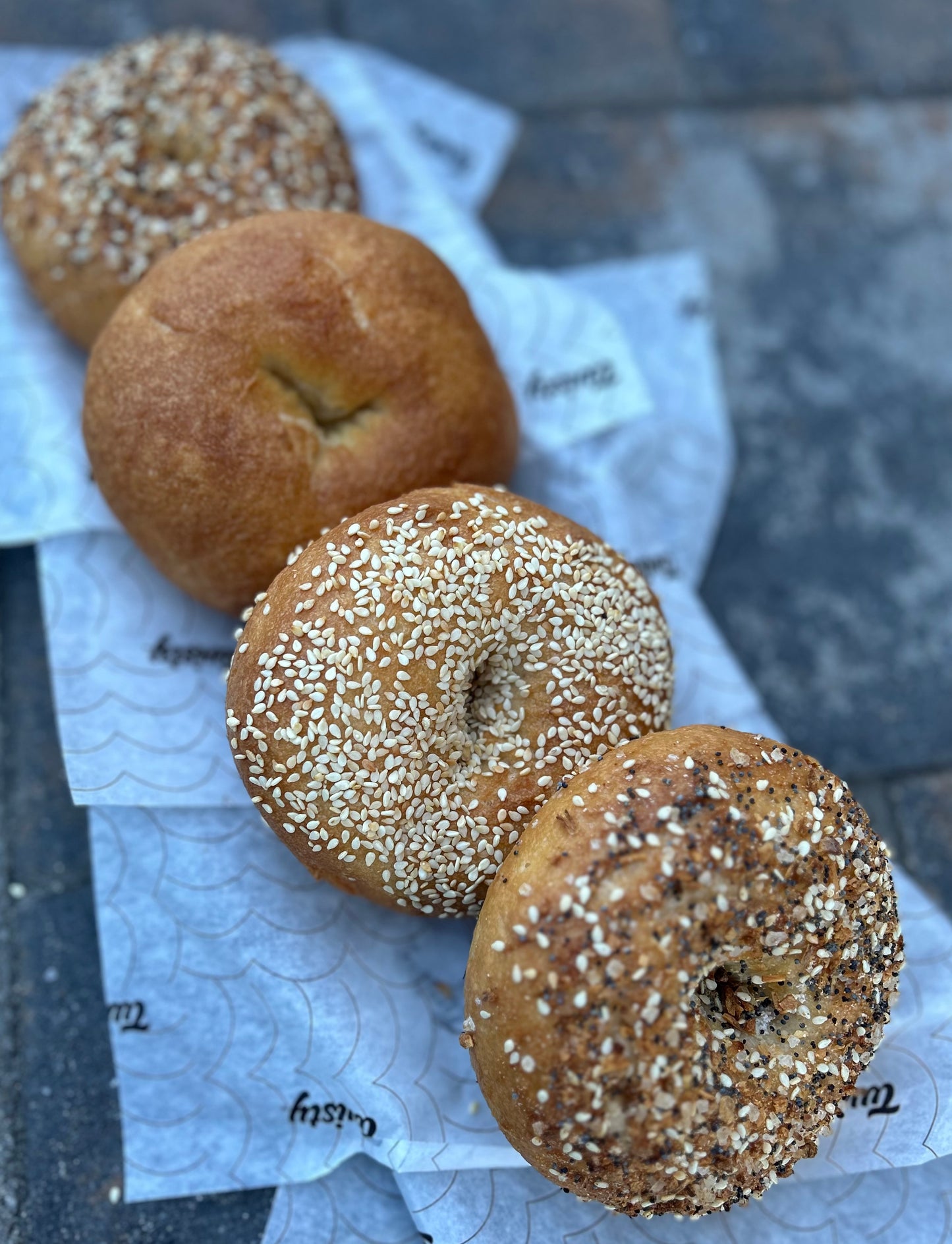 Gluten Free, Vegan pack of 4 Bagels