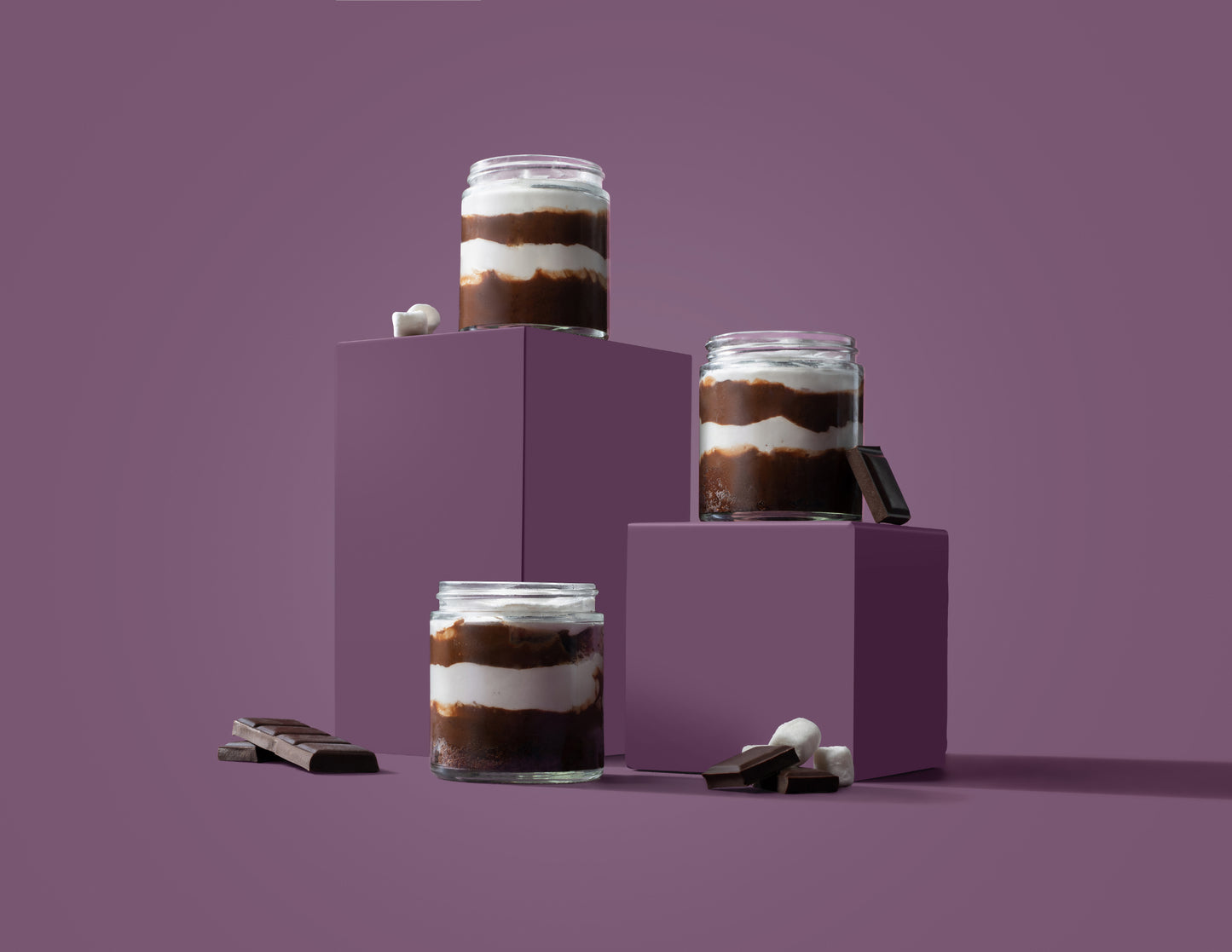 Pesach 6 Smores Cake Jars
