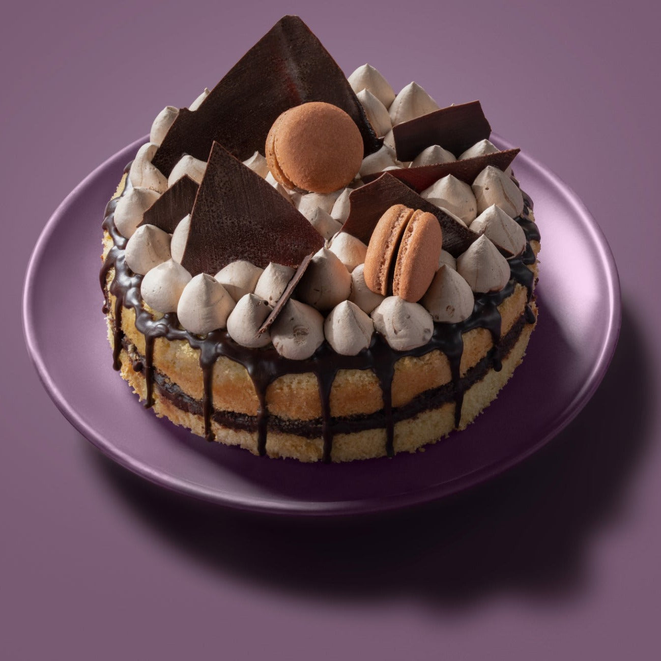 8" Gluten-Free Boston Cream Cake