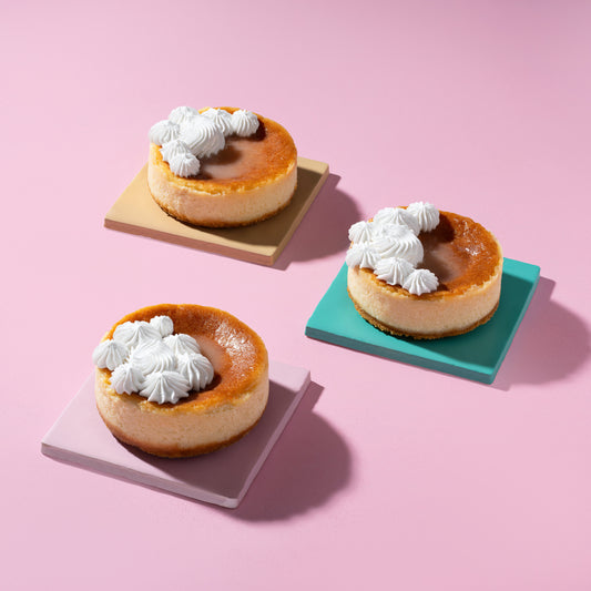 4” Vanilla Caramel Cheesecake- Dairy Free!