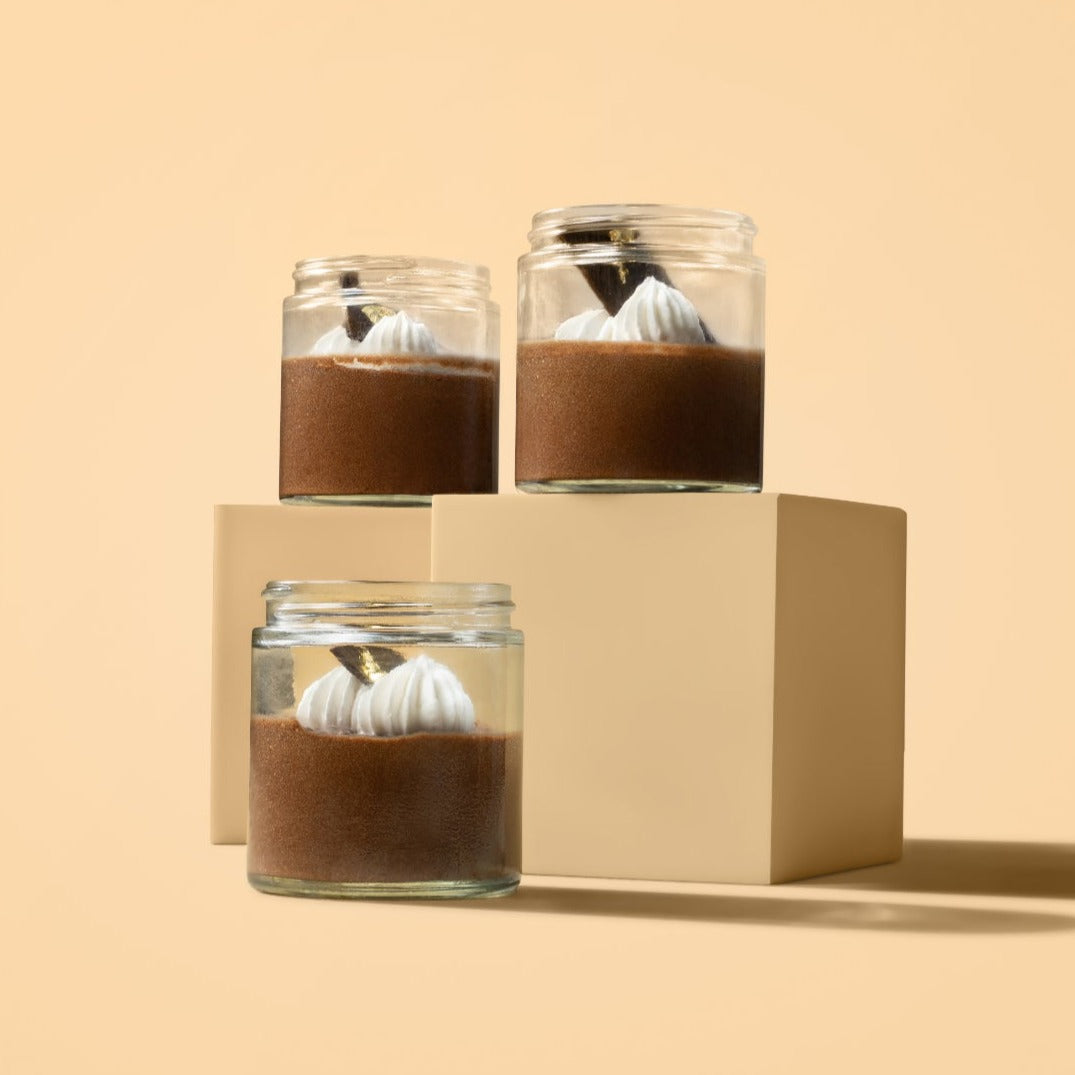 6 Gluten-Free Chocolate Mousse Cake jars