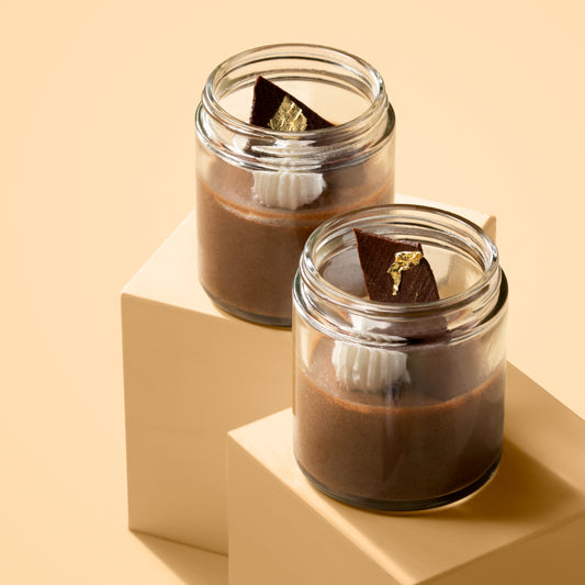 6 Gluten-Free Chocolate Mousse Cake jars